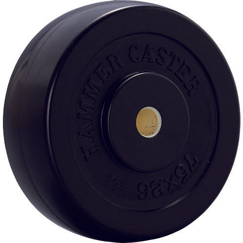 ハンマー　Ｓ型用　ゴム一体車輪　樹脂ブッシュ入り　７５ｍｍ　  425S-R75  HAMMER CASTER