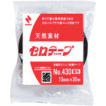Load image into gallery viewer, NICHIBAN Colored Sellotape NO.430 Black 15mmX35m 4306-15 NICHIBAN
