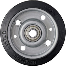 画像をギャラリービューアに読み込む, ハンマー　１００ｍｍ　ゴムＢ車輪　  435S-RBB100  HAMMER CASTER
