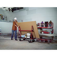 โหลดรูปภาพลงในโปรแกรมดูแกลเลอรี Rubbermaid Aframe Panel Truck สีดํา 446307 Rubbermaid
