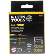 Tải hình ảnh vào trình xem thư viện, KLEIN Ghim cách điện cho tucker cáp 15.1mm × 8.7mm 450-003 KLEIN
