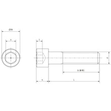 画像をギャラリービューアに読み込む, ＹＡＨＡＴＡ　六角穴付きボルト半ねじ　黒色酸化被膜　Ｍ１２×１９０　（３本入）　  4571149326925  YAHATA
