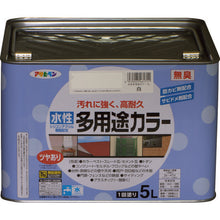 画像をギャラリービューアに読み込む, アサヒペン　水性多用途カラー５Ｌ　白　  461711  ASAHIPEN
