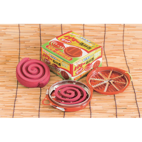 Kodama Brothers Company FUJI Power Forest Incense Insect Repellent Incense 10 Rolls + Portable Insect Repellent Set 4971833015058 KODAMAKEITEISHOUKAI