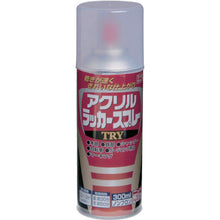 画像をギャラリービューアに読み込む, ニッぺ　アクリルラッカースプレーＴＲＹ　３００ｍｌ　透明クリヤー　２２２Ｔ００５−３００　  4976124253645  NIPPE
