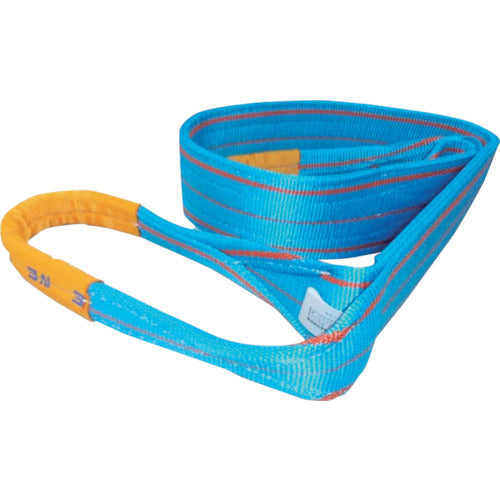 TESAC Blue Sling (J IS 4 Grade, Eye-Shaped at Both Ends) Load 4.0t Overall Length 8.0m 4E100X8 TESAC