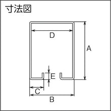 Tải hình ảnh vào trình xem thư viện, DAIKEN Đường ray treo bằng thép không gỉ số 4 3640 4SHR36 DAIKEN
