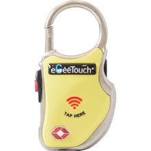画像をギャラリービューアに読み込む, ジェーエスビ　ｅＧｅｅＴｏｕｃｈスマートトラベルロック（黄）　  5-01000-86  JSB TECH
