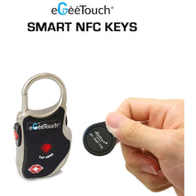 画像をギャラリービューアに読み込む, ジェーエスビ　ｅＧｅｅＴｏｕｃｈスマートトラベルロック（黒）　  5-01000-99  JSB TECH
