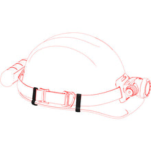 画像をギャラリービューアに読み込む, ＬＥＤＬＥＮＳＥＲ　ヘッドライト用オプション　ヘルメットクリップ（４個入り、Ｈシリーズ用）　  502313  LEDLENSER
