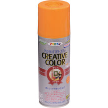 画像をギャラリービューアに読み込む, アサヒペン　クリエイティブカラースプレー　４２０ＭＬ　６４オレンジ　  505835  ASAHIPEN
