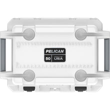 Load image into gallery viewer, PELICAN 50QT Elite Cooler White X GRAY 50Q-1-WHTGRY PELICAN
