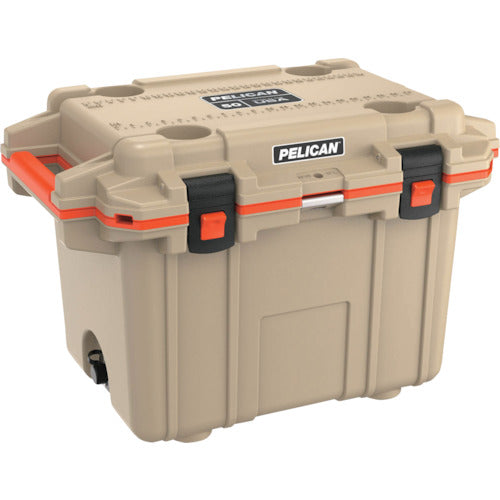 PELICAN 50QT Elite Cooler Tan X Orange 50Q-2-TANORG PELICAN