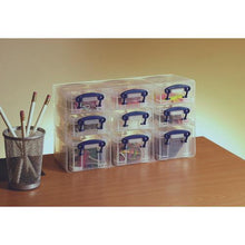 Load image into gallery viewer, RUP Storage Case Organizer 0.3L x 0.2L Clear
