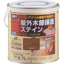 画像をギャラリービューアに読み込む, アトムペイント　水性ウッドエバープロテクト　０．７Ｌ　オーク
