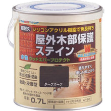 画像をギャラリービューアに読み込む, アトムペイント　水性ウッドエバープロテクト　０．７Ｌ　ダークオーク
