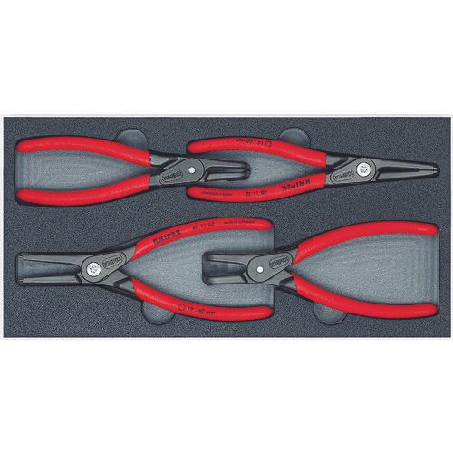 KNIPEX 002001V09 4-piece snap ring pliers