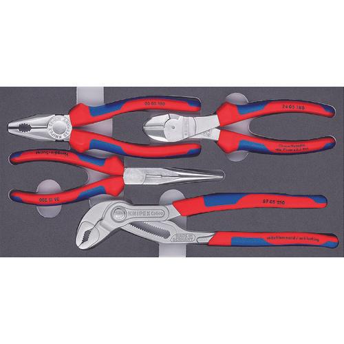 Bộ kìm KNIPEX 002001V17 kèm khay urethane