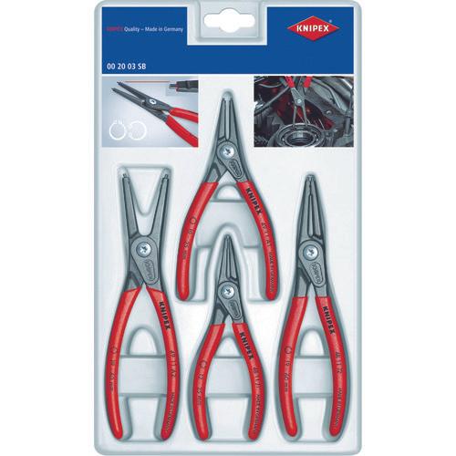 KNIPEX 4-Piece Snap Ring Pliers