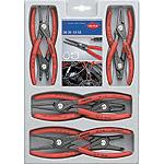 KNIPEX 8-piece precision snap ring pliers set