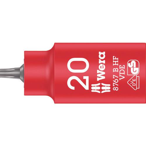 Wera 8767 B VDE ฉนวนโฮลดิ้งฟังก์ชันบิตซ็อกเก็ต TX 20