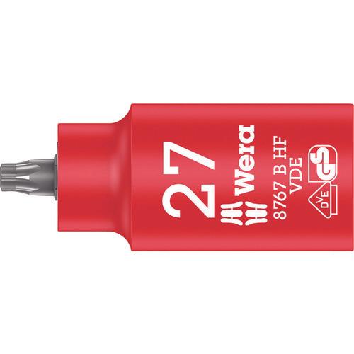 Wera 8767 B VDE ฉนวนโฮลดิ้งฟังก์ชันบิตซ็อกเก็ต TX 27