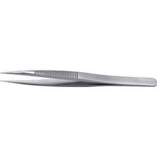 Load image into gallery viewer, idealtek acid-resistant magnetic stainless steel tweezers 120mm straight strong type with serrated handle
