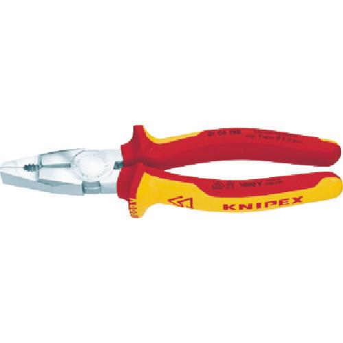 ＫＮＩＰＥＸ　０１０６－１９０　絶縁ペンチ　１０００Ｖ