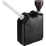 Tải hình ảnh vào trình xem thư viện, Can MIZUHO Flat Can 20L Đen Không Vòi
