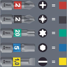 将图像导入到图库查看器中Wera Byte Torsion 金刚石钻头检查 6 件
