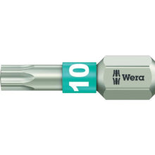 โหลดรูปภาพลงในโปรแกรมดูแกลเลอรี Wera 3867/1 บิตทอร์ชั่นสแตนเลส Torx 10X25
