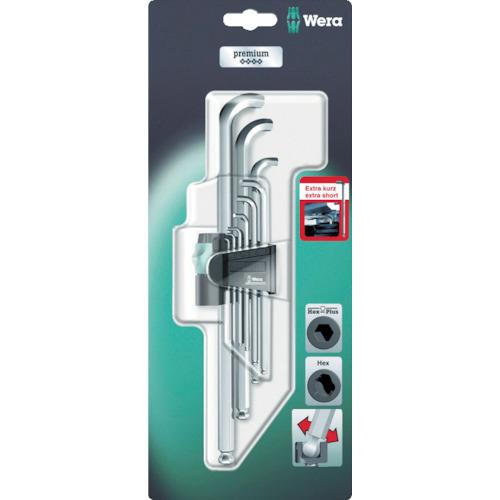 ชุดประแจหกเหลี่ยม Wera 950PKLS/9SMSB (ตุ่ม)