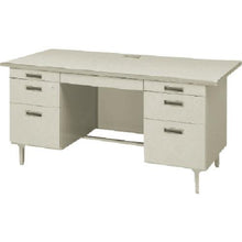 画像をギャラリービューアに読み込む, トヨスチール　両袖デスクコードホール付（旧ＪＩＳタイプ）
