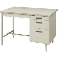 画像をギャラリービューアに読み込む, トヨスチール　片袖デスクコードホール付（旧ＪＩＳタイプ）
