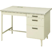 画像をギャラリービューアに読み込む, トヨスチール　片袖デスクコードホール付（旧ＪＩＳタイプ）
