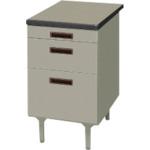 トヨスチール　脇机　４０５ｘ６３５ｘ７４０