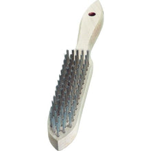 Load image into gallery viewer, LESSMANN sword tip 5 lines wooden handle hand brush stainless steel wire
