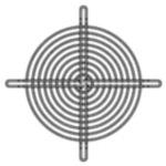 SanACE finger guard (for □40, both suction side and discharge side)