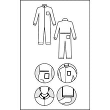 画像をギャラリービューアに読み込む, アゼアス　タイベック（Ｒ）製続服　１１１０ＮＡ　ＬＬサイズ
