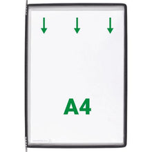 画像をギャラリービューアに読み込む, ｔａｒｉｆｏｌｄ　掲示ファイルスタンド用ポケット　Ａ４Ｘ１０枚入り　ブラック
