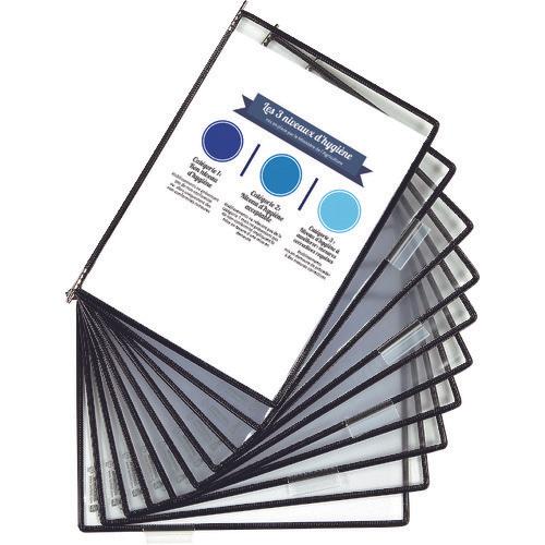 กระเป๋าใส่แบคทีเรียสำหรับเปลี่ยน tarifold (สแตนเลส) A4 x 10 แผ่น