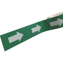 将图像导入到图库查看器中SAFERUN耐磨标志胶带 75mm x 22m 箭头绿色白色
