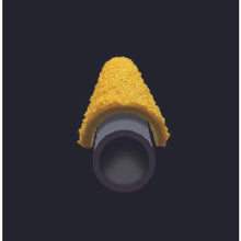 画像をギャラリービューアに読み込む, セーフガード　はしご用滑り止めカバー　２０×２０×４０５ｍｍ　ラウンド型　黄

