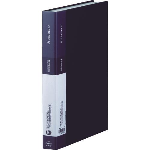 KING JIM Simples ไฟล์ใส 60P สีดำ