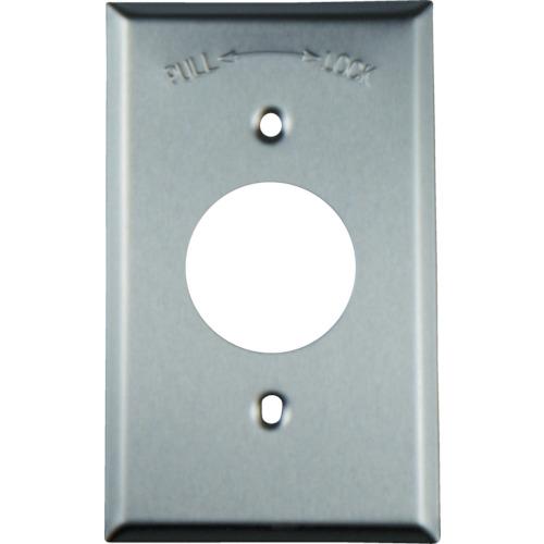 AMERICAN DENKI stainless steel plate for 1 hook eyelet