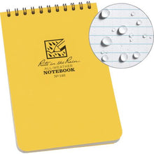 โหลดรูปภาพลงในโปรแกรมดูแกลเลอรี RITR 4X6 Top Spiral Notebook Universal สีเหลือง
