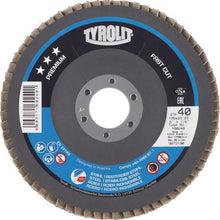 画像をギャラリービューアに読み込む, ＴＹＲＯＬＩＴ　フラップディスク　ファストカット　１２５ｍｍ　＃８０
