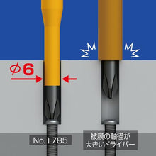 Tải hình ảnh vào trình xem thư viện, ANEX tuốc nơ vít cách điện mỏng chống rơi +2 x 100
