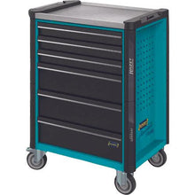 Load image into gallery viewer, HAZET tool wagon 6 steps stainless steel top
