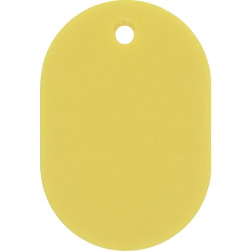 บิลรูปไข่กากบาท GREEN CROSS (การ์ดธรรมดา) สีเหลือง 60 x 40 มม. สไตรีนเรซิน